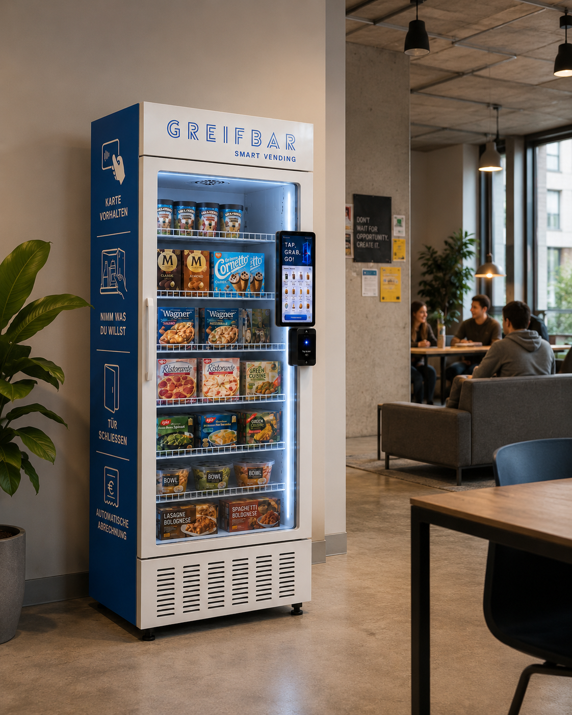 CS500 Blaueis – Smart Vending Automat
